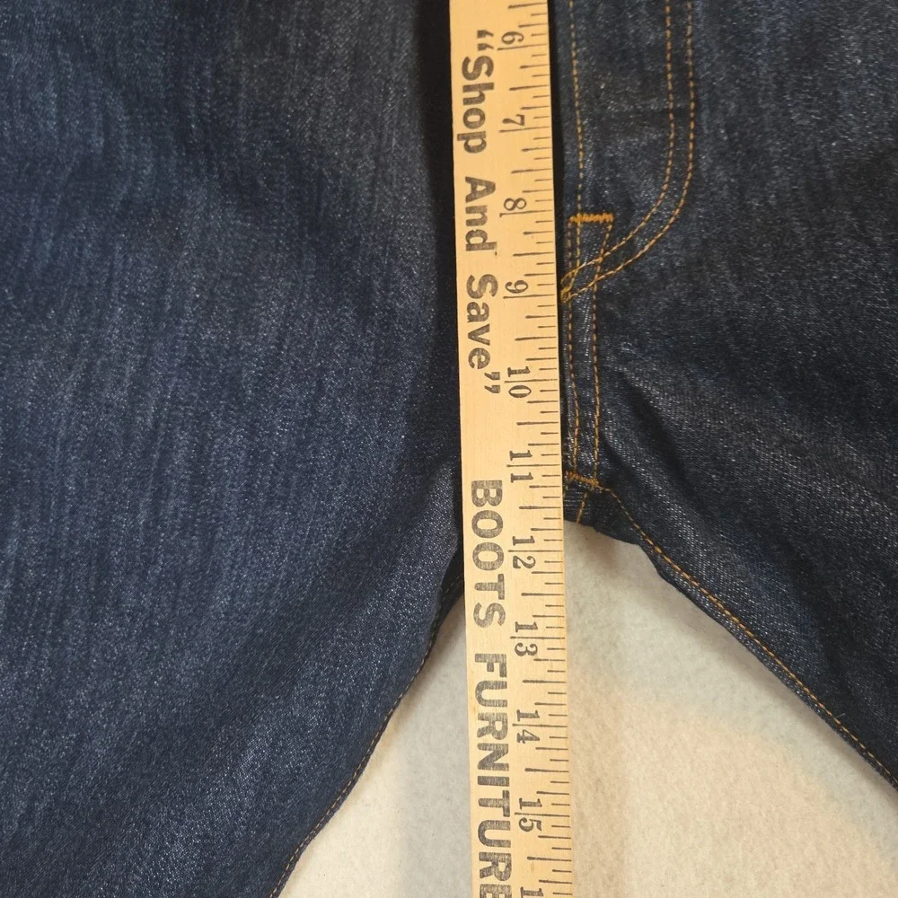 Levi's 501 Original Fit Men's Jeans Button Fly Dark Blue Denim 34x32 NWT Cowboy